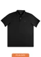 Biogás - Polo M/C Malha Favo Vermelho - variação: Preto