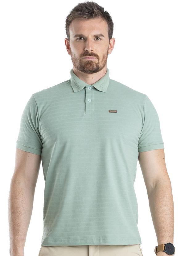 Biogás - Polo M/C Malha P.A Relevo Verde