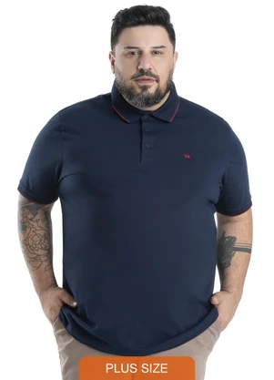 Biogás - Polo M/C Meia Malha Azul - BIOGÁS