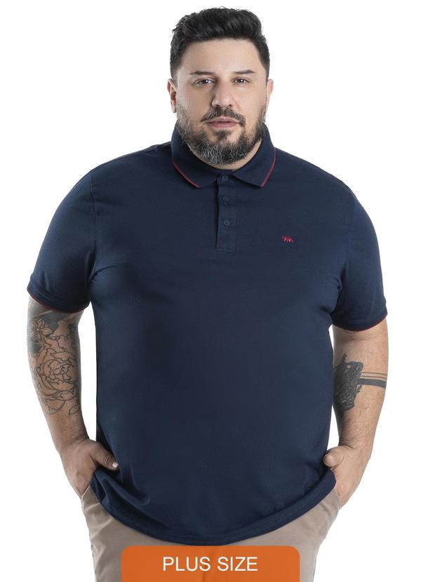 Biogás - Polo M/C Meia Malha Azul