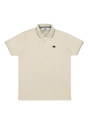 Biogás - Polo M/C Meia Malha Bege - BIOGÁS