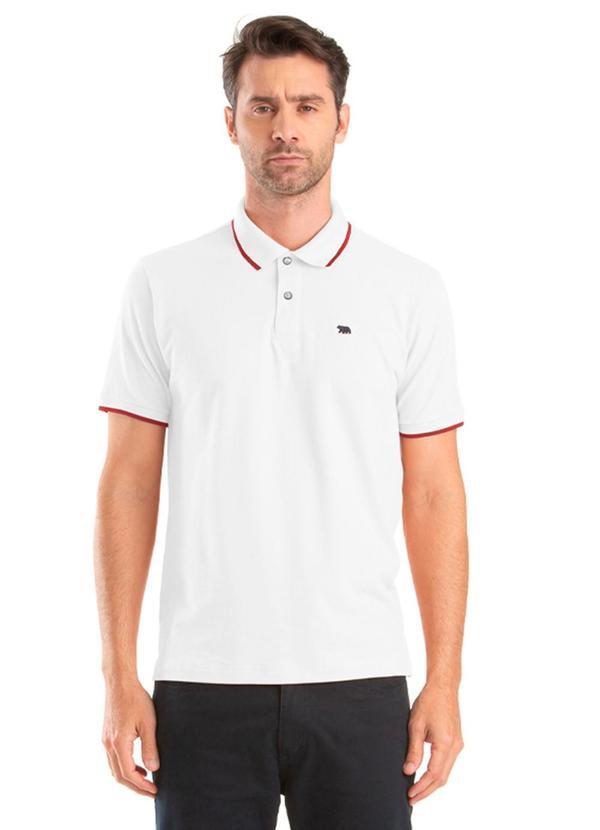 Biogás - Polo M/C Piquet 100% Branco