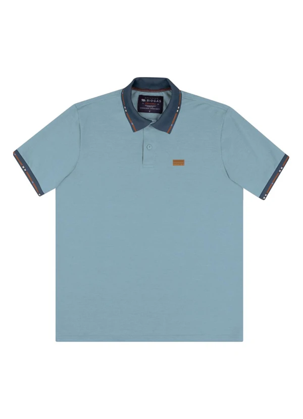 Biogás - Polo M/C Piquet P.A Azul