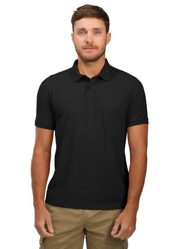 Biogás - Polo M/C Piquet Premium Preto