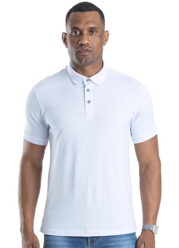 Biogás - Polo M/C Piquet Simples Branco