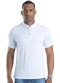 Biogás - Polo M/C Piquet Simples Vermelho - variação: Branco