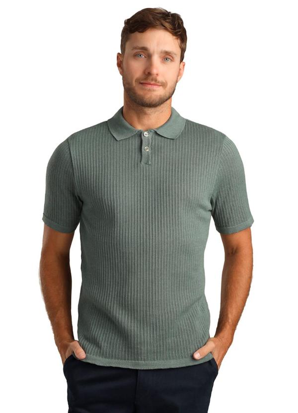 Biogás - Polo M/C Tricot Camaleão