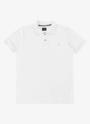 Diametro - Polo Masculina Básica Branco - DIAMETRO