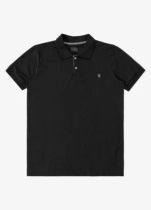 Diametro - Polo Masculina Básica Preto - DIAMETRO