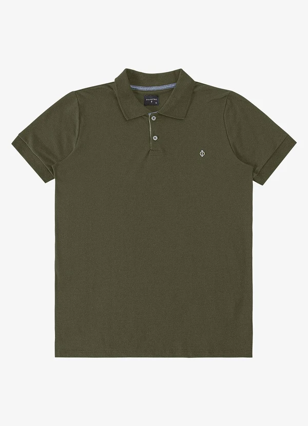 Diametro - Polo Masculina Básica Verde 4