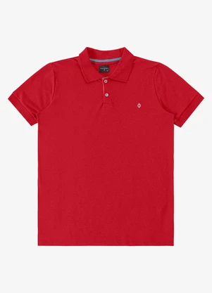 Diametro - Polo Masculina Básica Vermelho - DIAMETRO