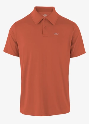 Veev - Polo Masculina em Malha Modal Marrom - VEEV