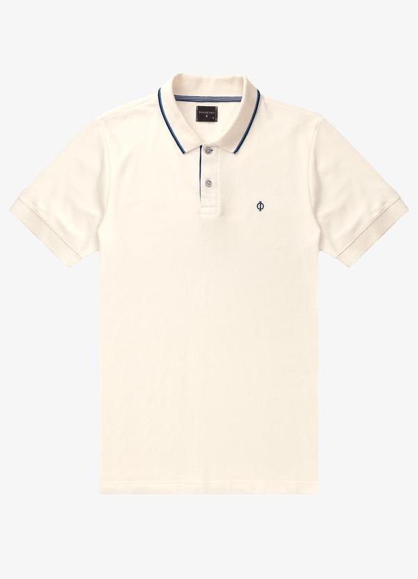 Diametro - Polo Masculina Pique Bege 3