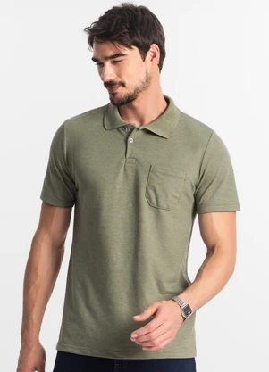 Diametro - Polo Masculina Pique Verde - DIAMETRO