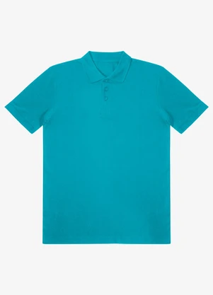 Select - Polo Masculina Piquet Básica Azul - SELECT