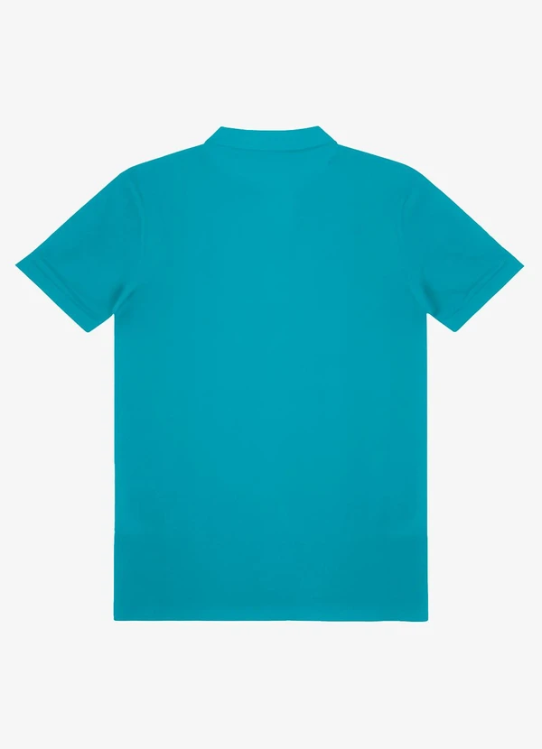 Select - Polo Masculina Piquet Básica Azul 2