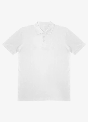 Select - Polo Masculina Piquet Básica Branco - SELECT