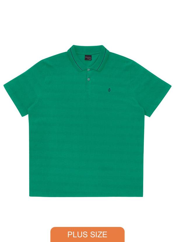 Diametro - Polo Plus Size Masculina Verde