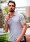 Hiatto Confecção - Polo Sporttech Botão Masculina Verde Oliva - variação: Cinza
