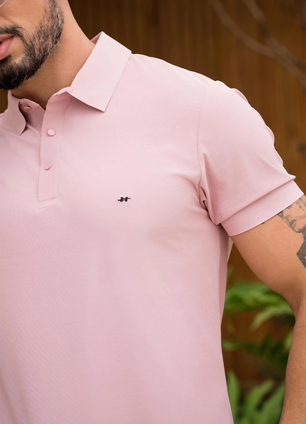 Hiatto Confecção - Polo Sporttech Botão Rose 3