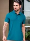 Hiatto Confecção - Polo Sporttech Masculina Preto - variação: Azul