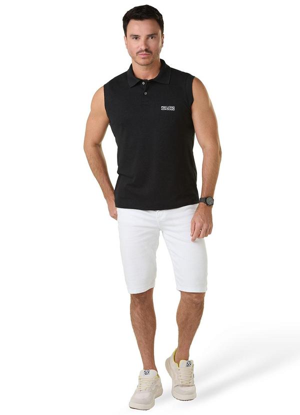 Long Insland - Regata Polo Basic Long Island Preto 2