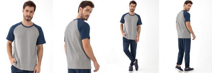 Blusa Mescla Claro em Malha