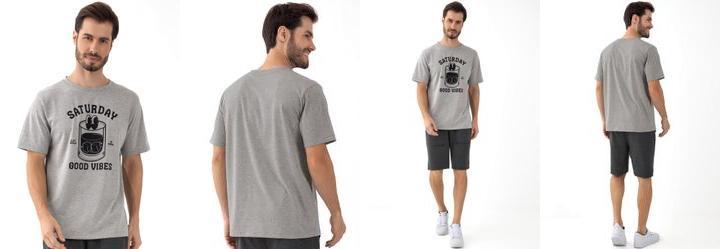 Blusa Mescla Claro em Malha