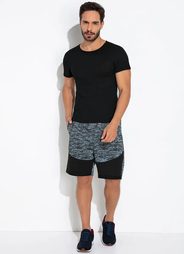 Moda Pop - Blusa Preto em Canelado 3