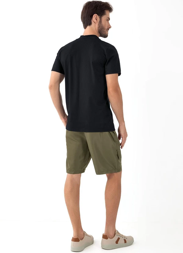 Moda Pop - Blusa Preto em Canelado 4