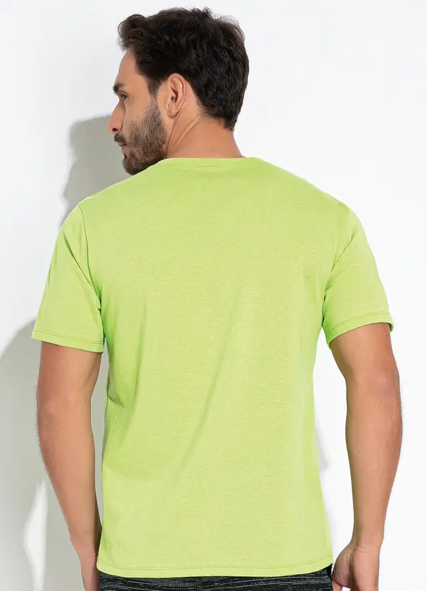 Moda Pop - Blusa Verde Lima em Malha de Algodão 2