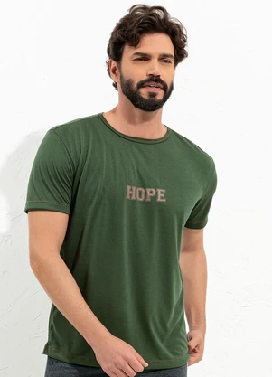 Moda Pop - Blusa Verde Militar em Malha de Algodão - MODA POP