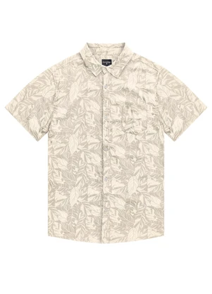 Diametro - Camisa Masculina Manga Curta Bege - DIAMETRO