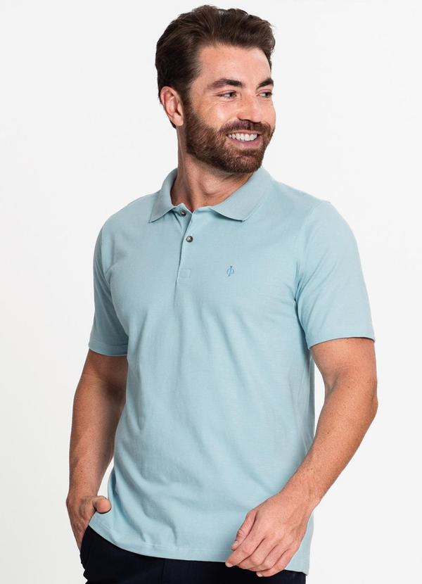 Diametro - Camisa Piquet Masculina Azul