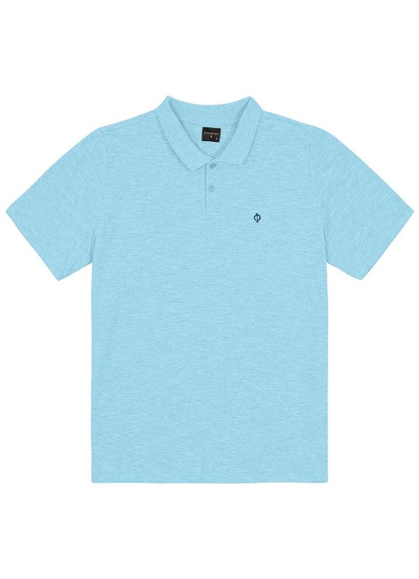 Diametro - Camisa Piquet Masculina Azul