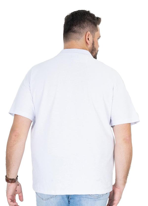 Diametro - Camisa Piquet Masculina Branco 2