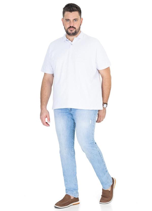 Diametro - Camisa Piquet Masculina Branco 3