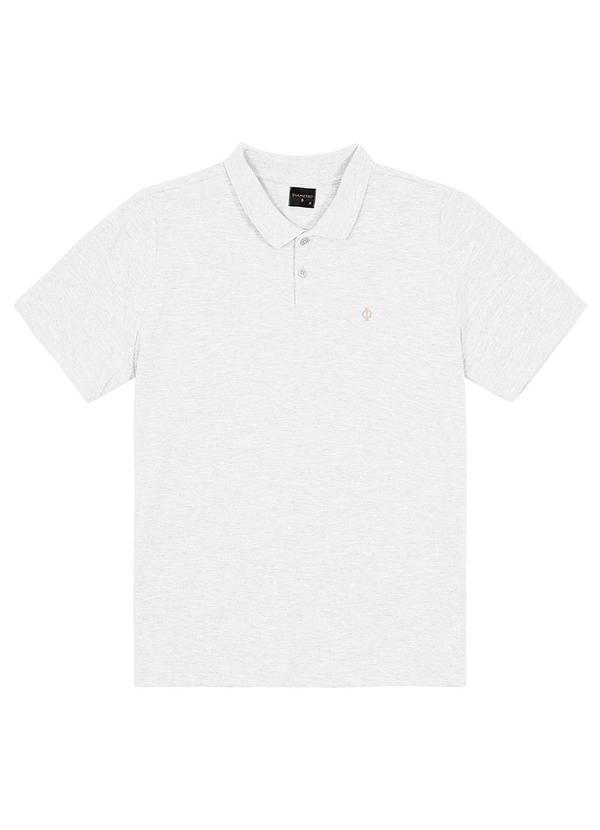 Diametro - Camisa Piquet Masculina Branco 4