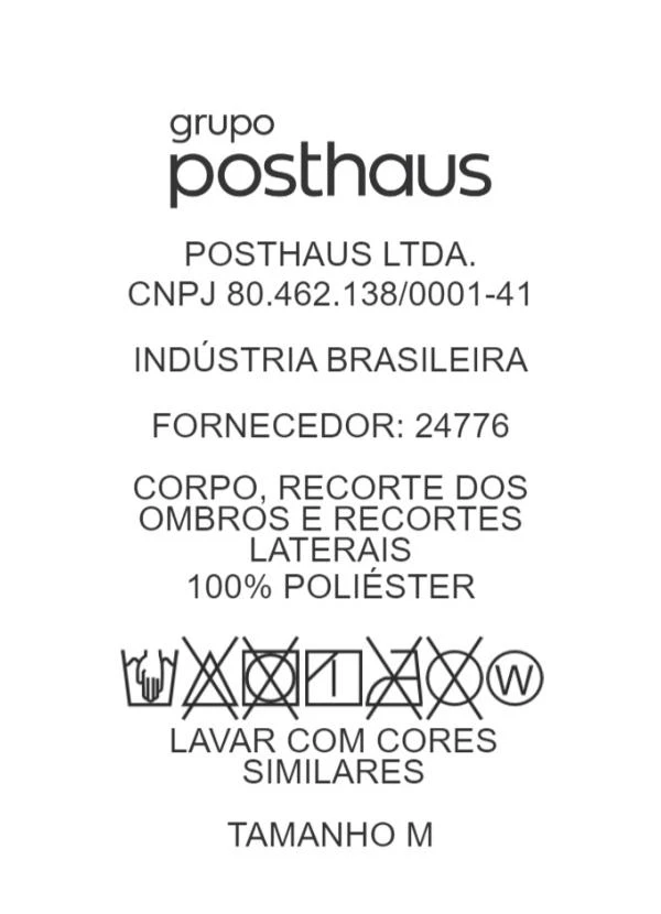 Actual - Camisa Polo Preto em New Crepe 6