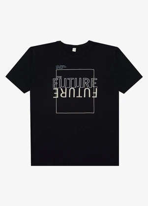 Select - Camiseta Adulto Masculino em Meia Malha Preto - SELECT