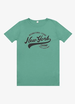 Rovitex - Camiseta Adulto Masculino em Meia Malha Verde - ROVITEX