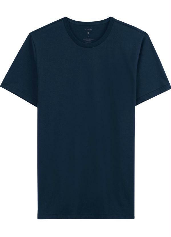 Malwee - Camiseta Azul Marinho Tradicional Anti Viral