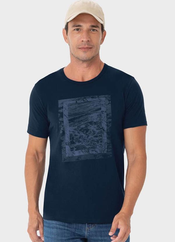 Malwee - Camiseta Azul Marinho Tradicional Marinho