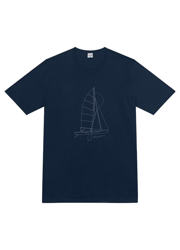 Malwee - Camiseta Azul Marinho Veleiro 6