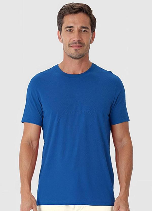 Malwee - Camiseta Azul Reconnect With Yourself Malha
