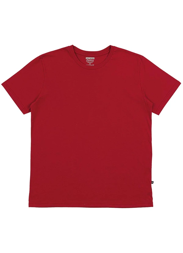Soft Bonni - Camiseta Basica Adulto Vermelho