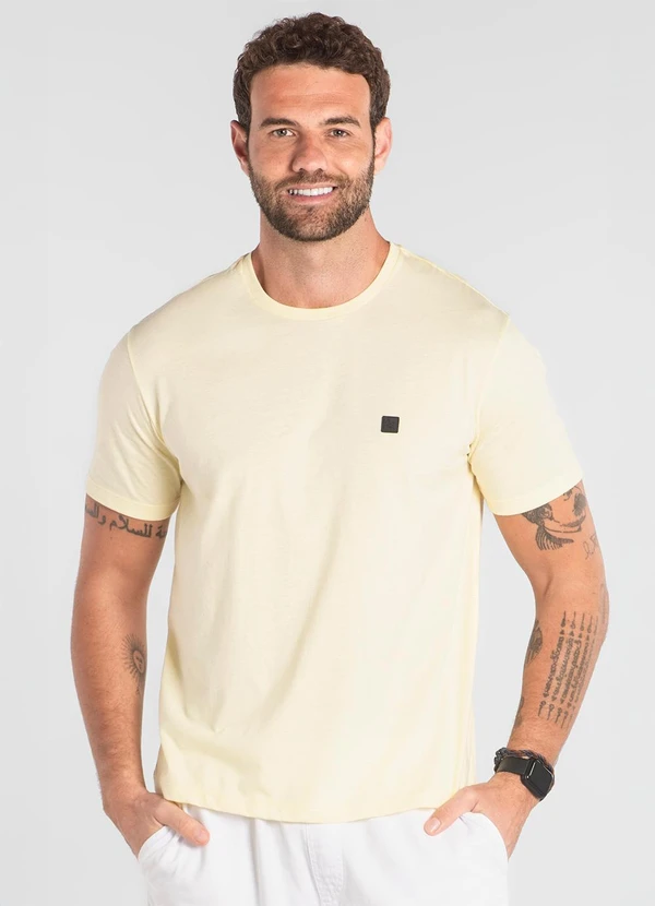 The Philippines - Camiseta Básica em Algodão The Philippines Amarelo 5