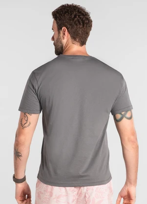 The Philippines - Camiseta Básica em Algodão Cinza - THE PHILIPPINES