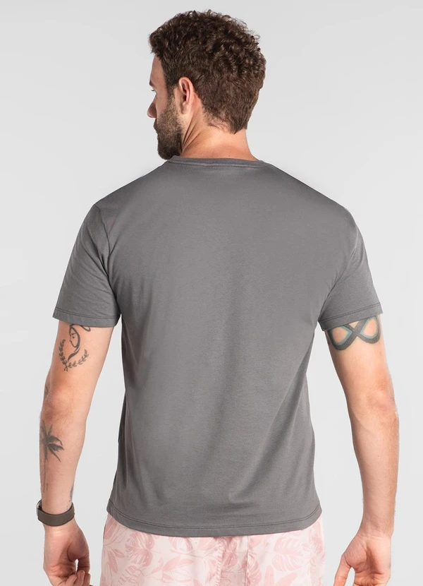 The Philippines - Camiseta Básica em Algodão Cinza 2