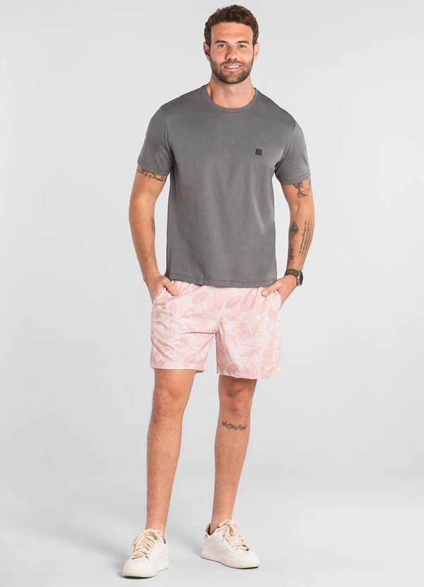 The Philippines - Camiseta Básica em Algodão Cinza 3